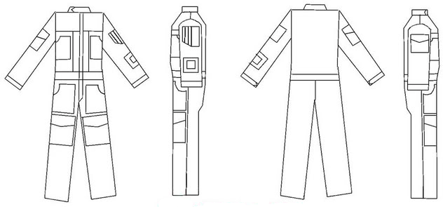 Flightsuit pattern Flightsuit pattern
