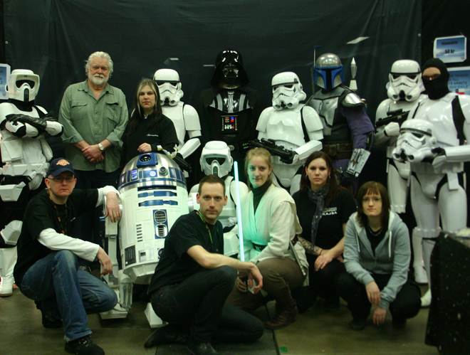 Group shot with Gunnar Hansen